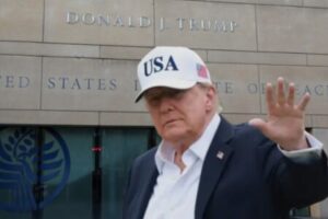 U.S. Institute of Peace Building Turns Into Name-Engraving Battlefield as Trump Facade Fight Reaches Court Showdown