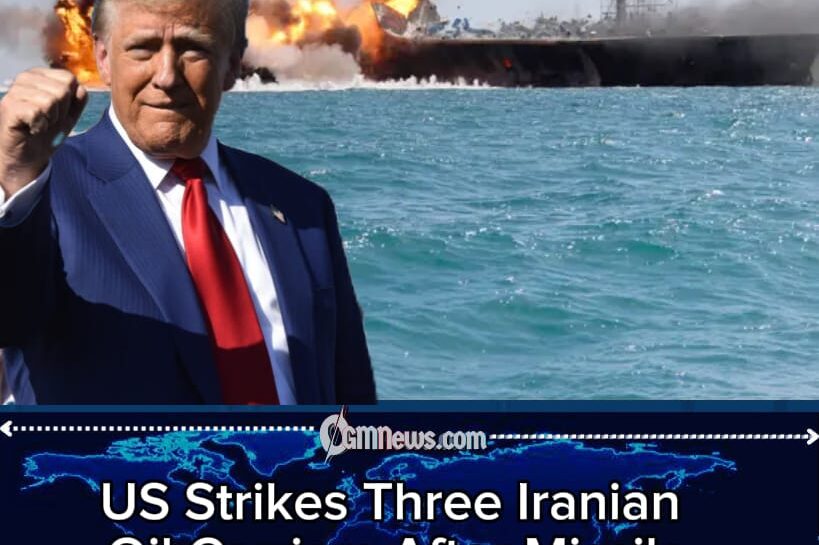 Iran Fires Missiles at US Warships, America Replies by Sending Three Oil Carriers Out of Business