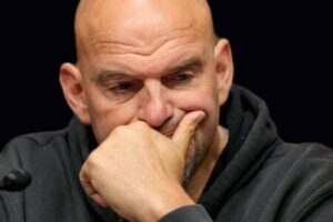 Sen. John Fetterman Pops Up at Republican Convention as His Democratic Breakaway Continues