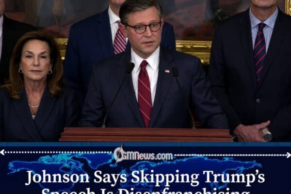Mike Johnson Condemns Boycott of Trump Speech by Democratic Lawmakers