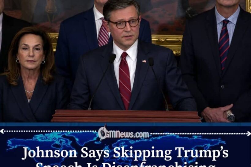 Mike Johnson Condemns Boycott of Trump Speech by Democratic Lawmakers