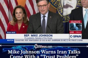 Johnson Warns That Iran Cannot Easily Be Trusted at the Negotiating Table