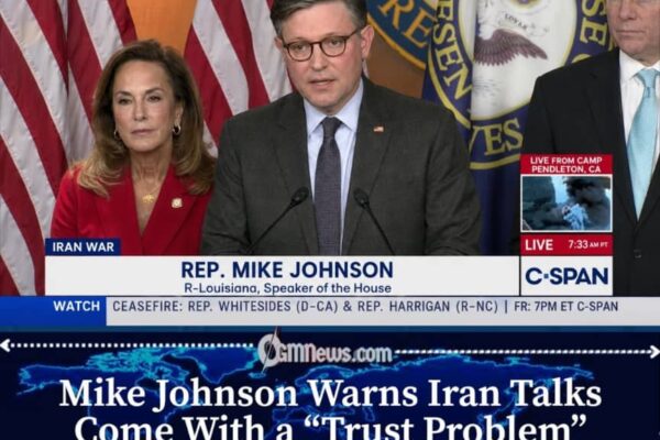 Johnson Warns That Iran Cannot Easily Be Trusted at the Negotiating Table
