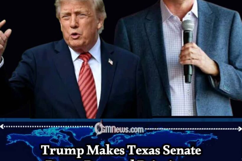 Trump Turns Texas Senate Race Into Personal Mission, Vows to Spend “A Lot of Time” Helping Ken Paxton
