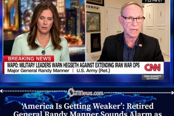 Retired U.S. General Manner Warns America Is Weaker Amid Iran War