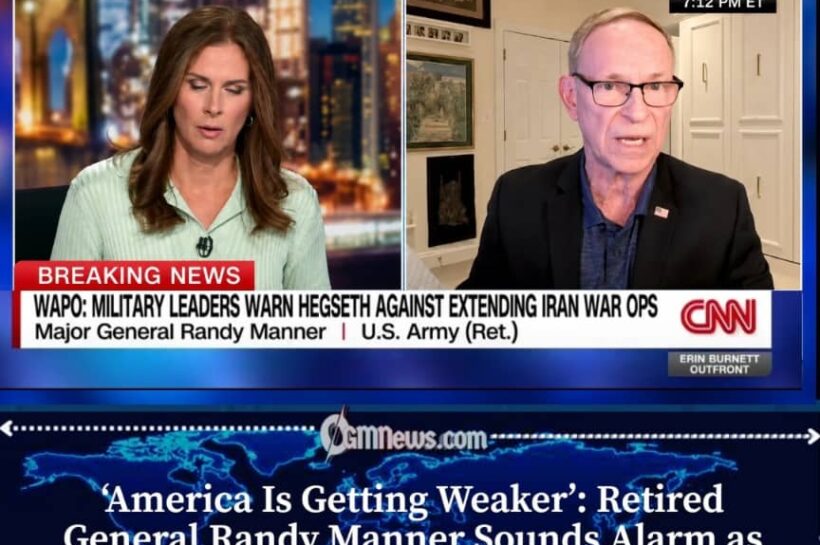 Retired U.S. General Manner Warns America Is Weaker Amid Iran War