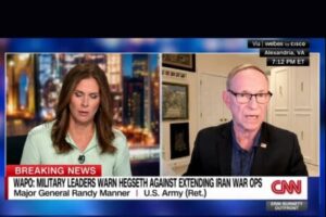 Retired U.S. General Manner Warns America Is Weaker Amid Iran War
