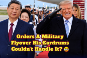 Trump Orders the Big Military Flyover for Xi — Then Appears to Flinch When the Jets Actually Arrive
