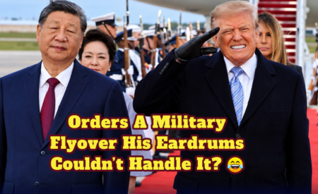 Trump Orders the Big Military Flyover for Xi — Then Appears to Flinch When the Jets Actually Arrive