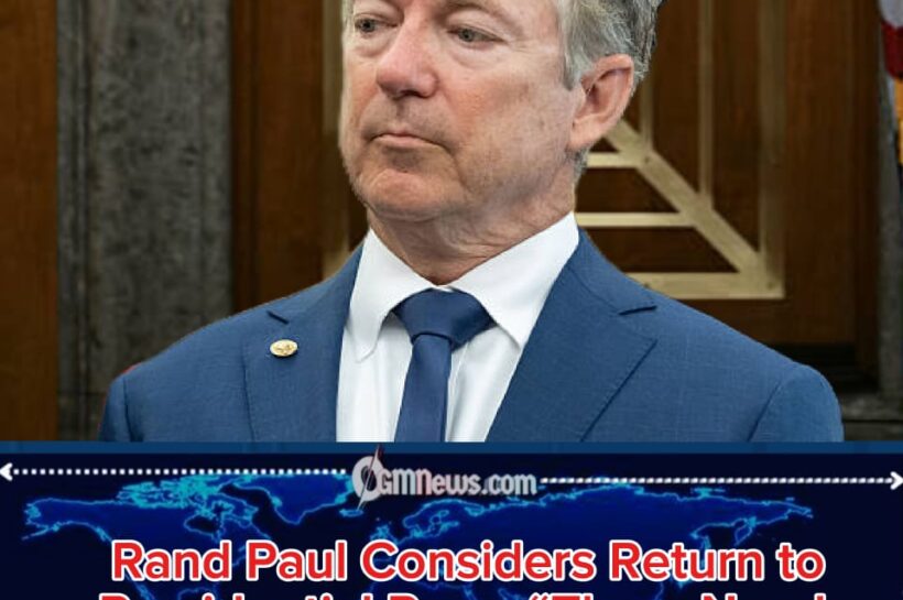 Sen. Rand Paul Considers 2028 Presidential Run, Says GOP Needs a “Free-Market Conservative”