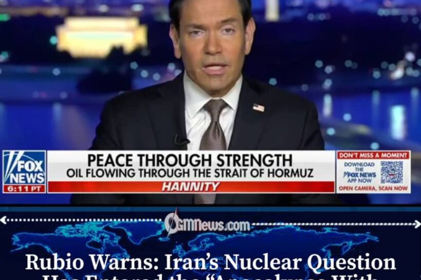 Rubio Warns Iran: Please Keep the Apocalypse Away From the Nuclear Button