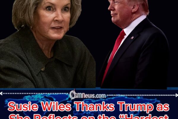 Susie Wiles Says She Is Cancer-Free, Thanks Trump for Support Through Her Hardest Days