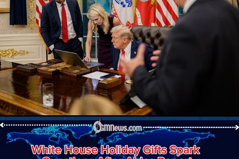 Trump’s $45,000 Holiday Surprise: White House Gift Drama Sparks Questions, Whispers and Political Fireworks