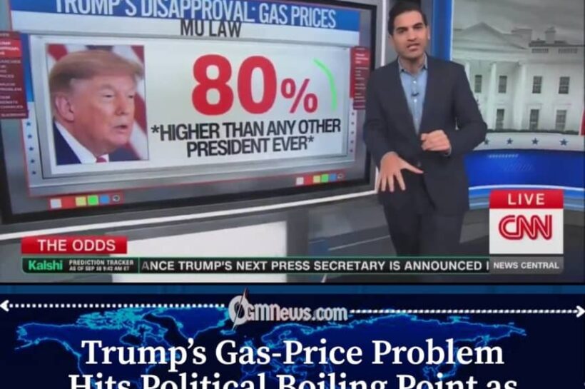 Trump Faces Growing Disapproval Over Gas Prices Ahead of November Midterms