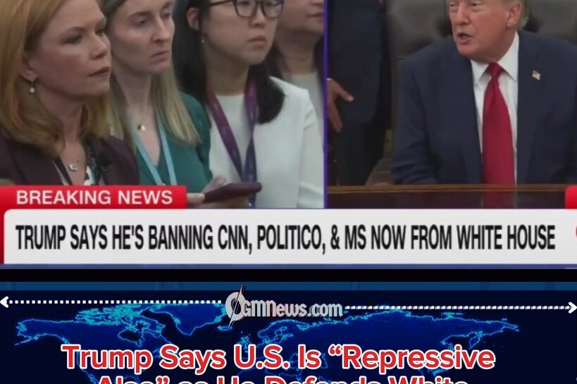 Trump Says He Is “Banning the Free Press” as Oval Office Remarks Trigger Fresh Free-Speech Storm