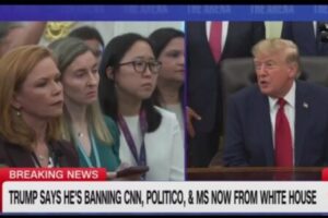 Trump Says He Is “Banning the Free Press” as Oval Office Remarks Trigger Fresh Free-Speech Storm