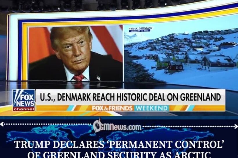 Trump Says America Will Have Permanent Security Role in Greenland