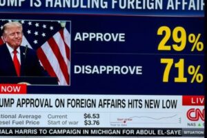 Trump's Approval Rating Sinks Lower Than Gas Prices Rose — And That's Saying Something