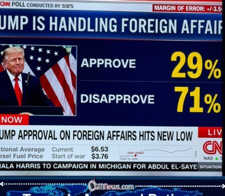 Trump's Approval Rating Sinks Lower Than Gas Prices Rose — And That's Saying Something