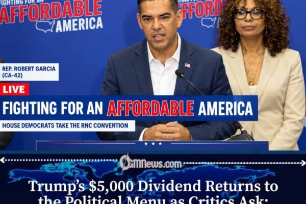 Garcia Accuses Trump of Repeatedly Promising Dividends That Never Arrive