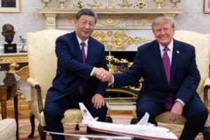 Trump Takes Xi to America’s History Vault, Apparently Hoping the Constitution Comes With a User Manual