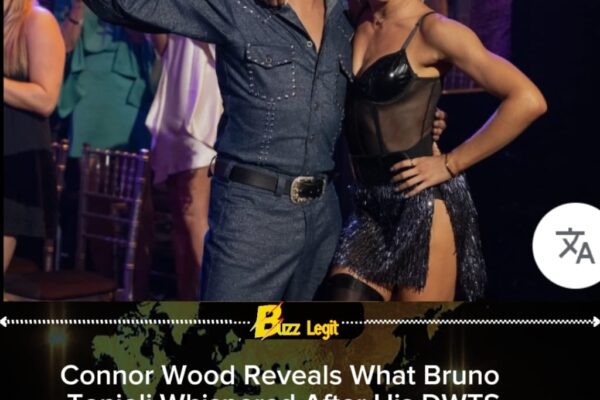 Bruno’s Whisper After Tango Mistakes: Connor Wood Reveals the Private DWTS Moment That Had Fans Guessing