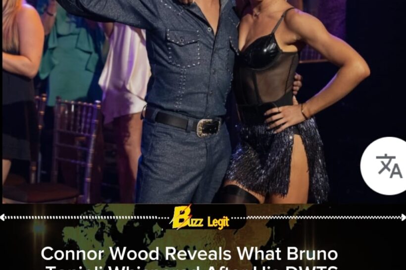 Bruno’s Whisper After Tango Mistakes: Connor Wood Reveals the Private DWTS Moment That Had Fans Guessing