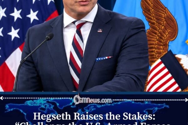 Hegseth Warns Those Who Challenge the U.S. Military Will Face Defeat