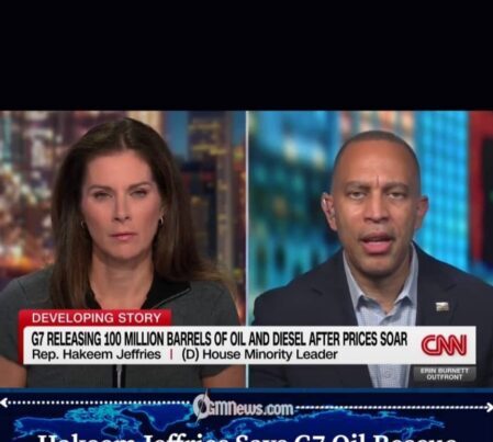 Jeffries Challenges Trump Over G7’s 100 Million-Barrel Fuel Rescue