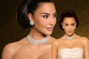Kim Kardashian Brings Old Hollywood Back to Life in 75-Year-Old Gown and 65 Carats of Diamonds at Academy Museum Gala