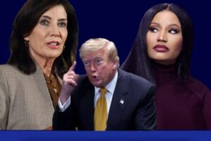 Kathy Hochul Says Trump Rallies Are “Poisoning” Nicki Minaj’s Mind—Is Politics Going Too Far?