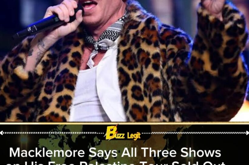Rapper Macklemore Says All 3 Shows on His Free Palestine Tour ‘Sold Out Immediately’