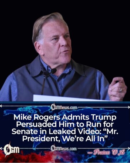 Mike Rogers Admits Trump Persuaded Him to Run for Senate in Leaked Video: “Mr. President, We’re All In”