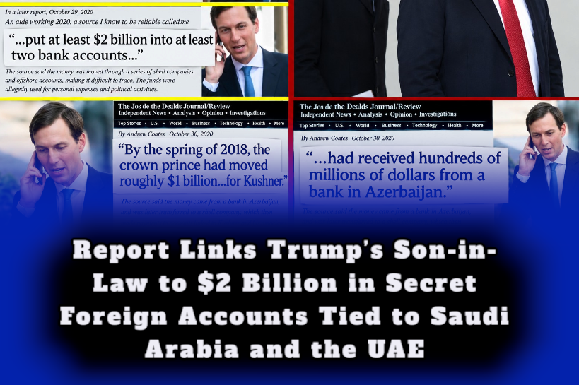 Russia Allegedly Hacked Jared Kushner’s Phone — A Financial Trail Left Very Uncomfortable Questions