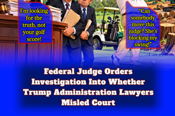 Federal Judge Launches Probe Into Whether Trump Administration Lawyers Misled Court Over President’s Golf Course Plans