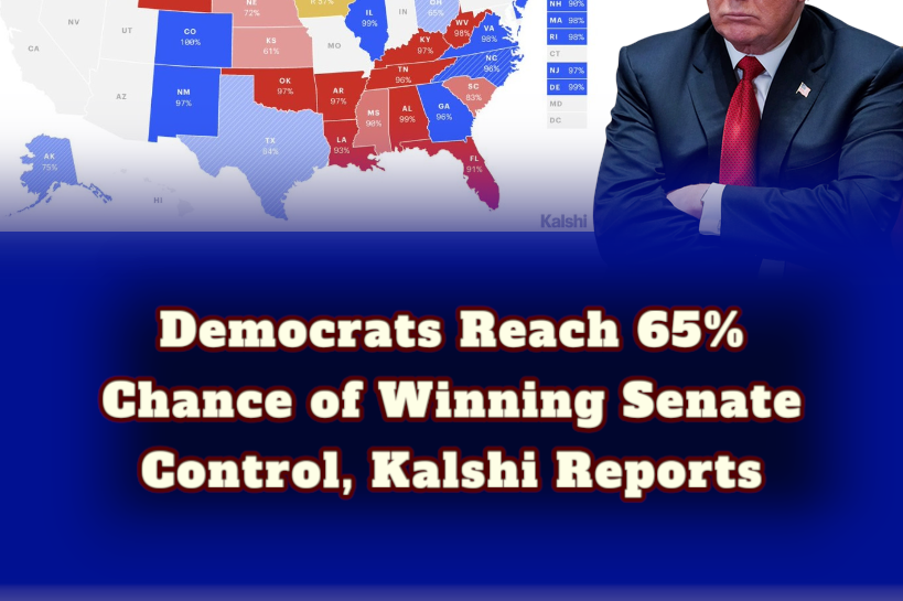 Democrats’ Senate Hopes Hit New High as Prediction Markets Signal Trouble for Republicans