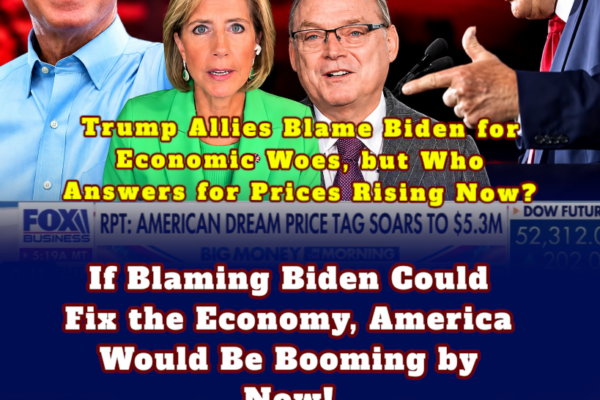 If Blaming Biden Could Fix the Economy, America Would Be Booming by Now!