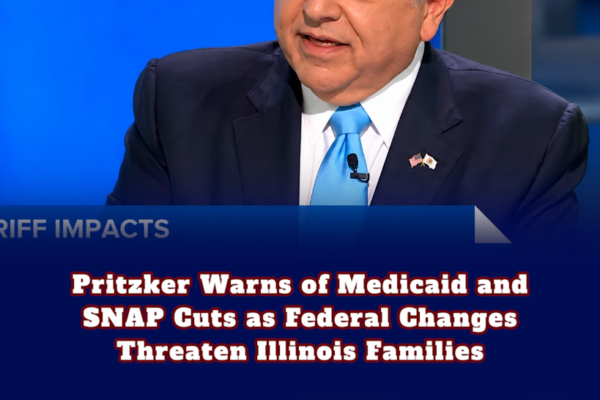 Illinois Governor Warns of Medicaid and Food Aid Cuts as Pritzker Takes Aim at Trump’s Federal Policies