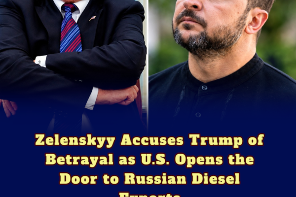 Zelenskyy Accuses Trump of Betrayal as Russian Diesel Deal Casts a Shadow Over Ukraine Peace Talks
