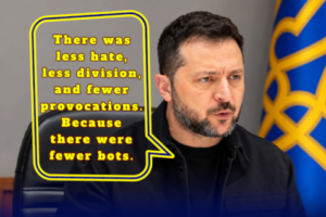 Zelenskyy Claims Russian Data Center Strikes May Have Pulled the Plug on Social Media Bots Fueling Online Hate