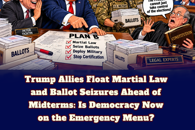 Trump Allies Float Martial Law and Ballot Seizures Ahead of Midterms: Is Democracy Now on the Emergency Menu?