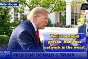 Again, Trump Calls Female Reporter Stupid After Question About Russia Sanctions and American’s Release