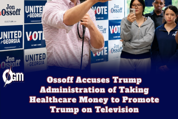 Ossoff Says Medicaid Cuts Are Funding Political Ads — Washington’s Healthcare Fight Gets a Campaign Commercial Twist