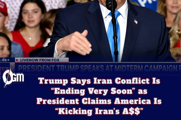 President Trump Says Iran Conflict Is “Ending Very Soon” as President Claims America Is “Kicking Iran’s Ass”