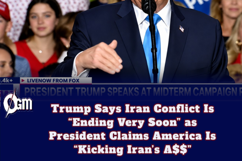 President Trump Says Iran Conflict Is “Ending Very Soon” as President Claims America Is “Kicking Iran’s Ass”