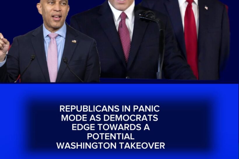 TRUMP FACES MIDTERM NIGHTMARE AS DEMOCRATS CLOSE IN ON EIGHT-POINT NATIONAL LEAD, REPUBLICANS FEAR WASHINGTON SHAKE-UP