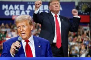 Trump’s $5,000 Promise Meets the $5,000 Hamburger Joke at Mar-a-Lago