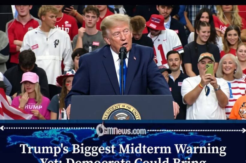Trump Says Democratic Congress Could Put America's Economy in Danger
