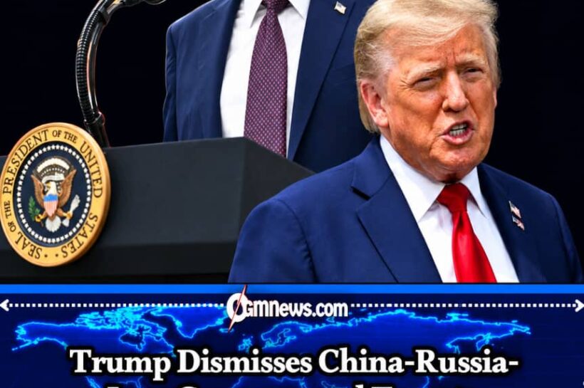 Trump Dismisses Claims of Chinese and Russian Support for Iran, Takes Aim at Political Critics