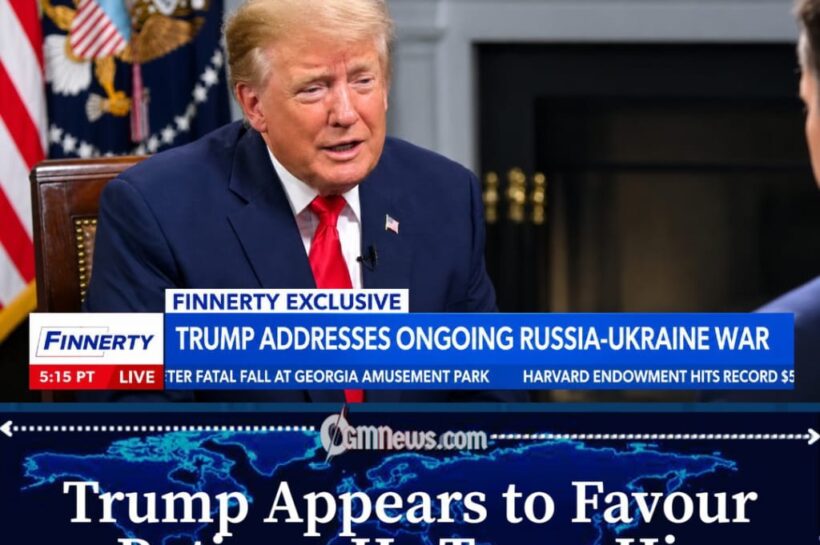 Trump Says Zelensky Is More Difficult to Deal With Than Putin